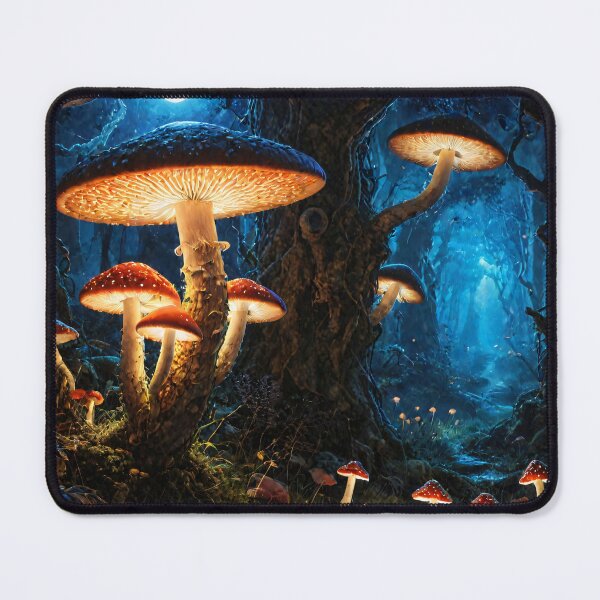 Item preview, Moonlit Mushroom Enchantment designed and sold by Star People Digital Art Works and Photography.