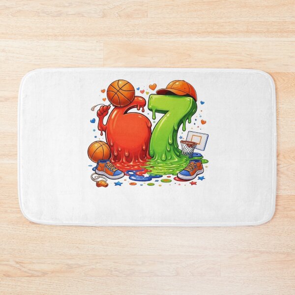 Item preview, Funny Slime 6 7 Basketball Meme Drip Numbers designed and sold by bilal sibgui.