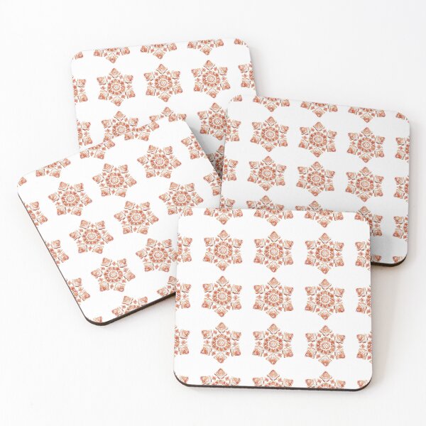 Item preview, Gingerbread Mandala Snowflake Christmas Seamless Pattern designed and sold by EL-Lebedenko.