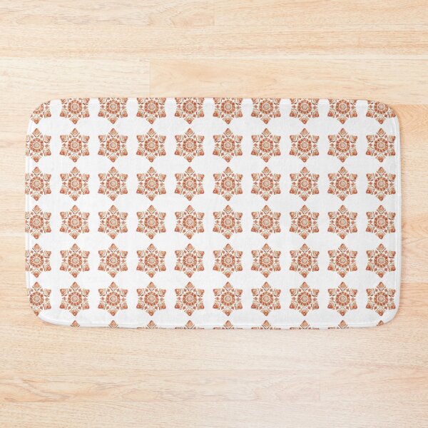 Item preview, Gingerbread Mandala Snowflake Christmas Seamless Pattern designed and sold by EL-Lebedenko.