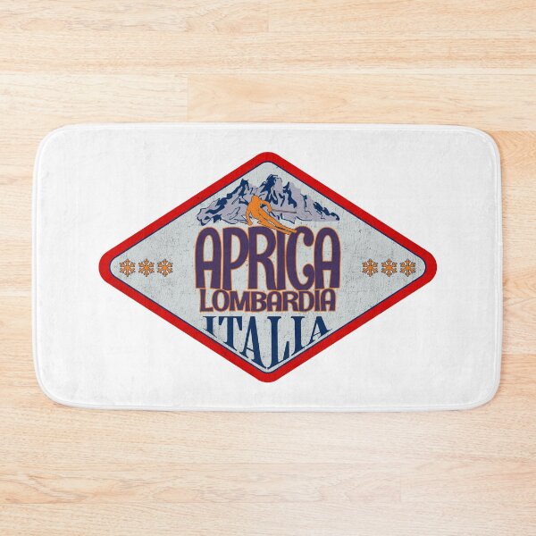 Item preview, Aprica, Lombardia, Sondrio, Italy, Italia, Vintage skiing badge design designed and sold by Wanderful-roads.