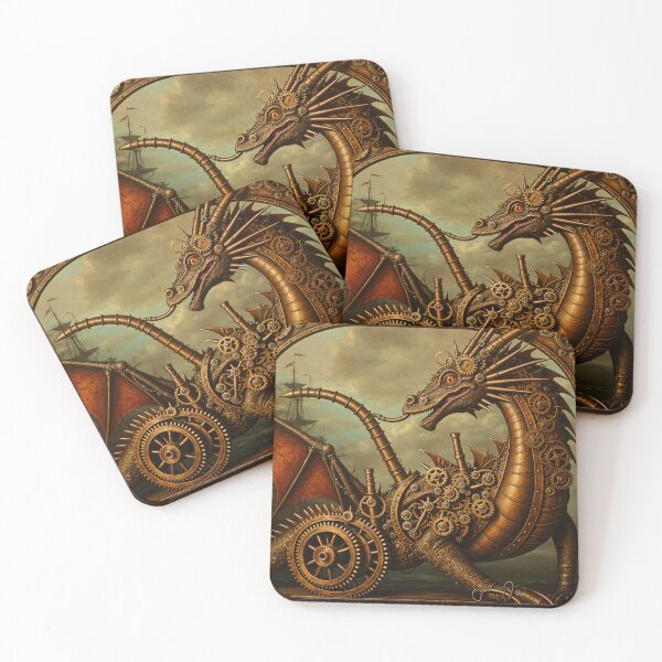 Item preview, Mechanical Steampunk Dragon designed and sold by Star People Digital Art Works and Photography.