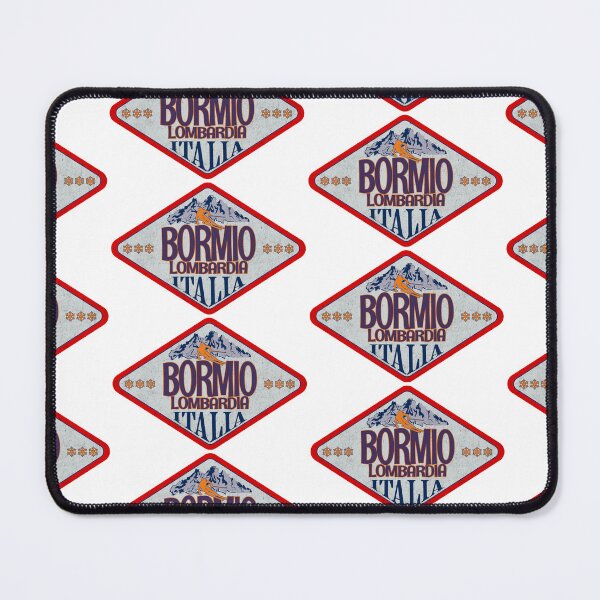 Item preview, Bormio, Lombardia, Sondrio, Italy, Italia, Vintage skiing badge design designed and sold by Wanderful-roads.