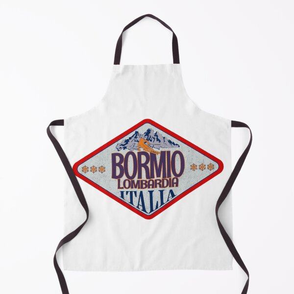 Item preview, Bormio, Lombardia, Sondrio, Italy, Italia, Vintage skiing badge design designed and sold by Wanderful-roads.