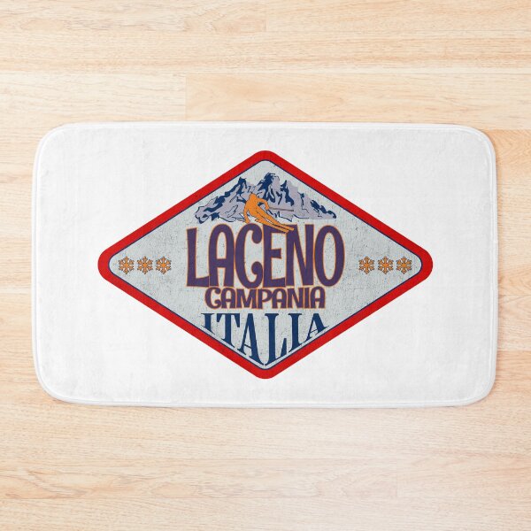 Item preview, Laceno, Campania, Avellino, Italy, Italia, Vintage skiing badge design designed and sold by Wanderful-roads.