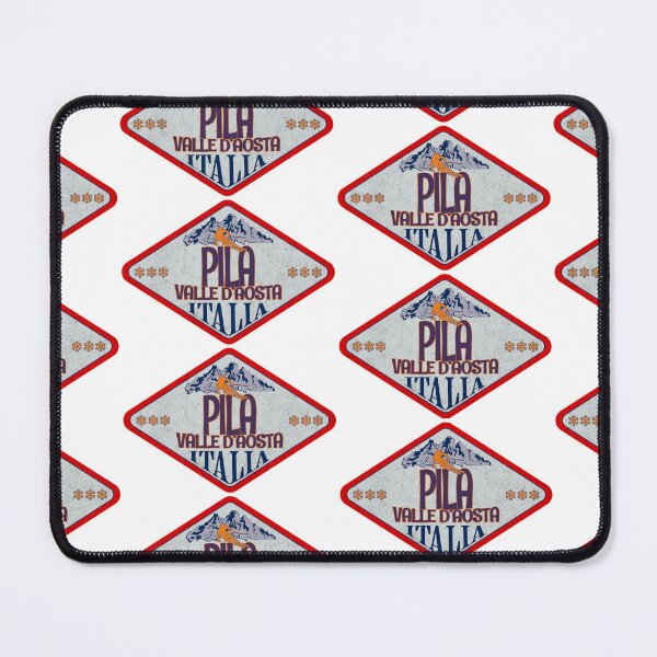 Item preview, Pila, Valle d’Aosta, Valle d’Aosta, Italy, Italia, Vintage skiing badge design designed and sold by Wanderful-roads.