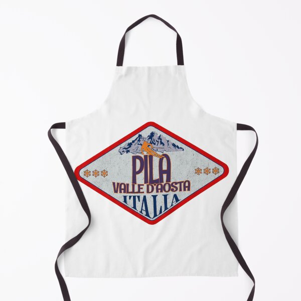 Item preview, Pila, Valle d’Aosta, Valle d’Aosta, Italy, Italia, Vintage skiing badge design designed and sold by Wanderful-roads.
