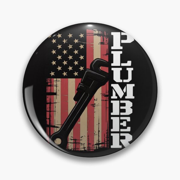 Item preview, Patriotic Plumber US Flag Plumbing Handyman Pipe Fitter designed and sold by Vexat062Art.