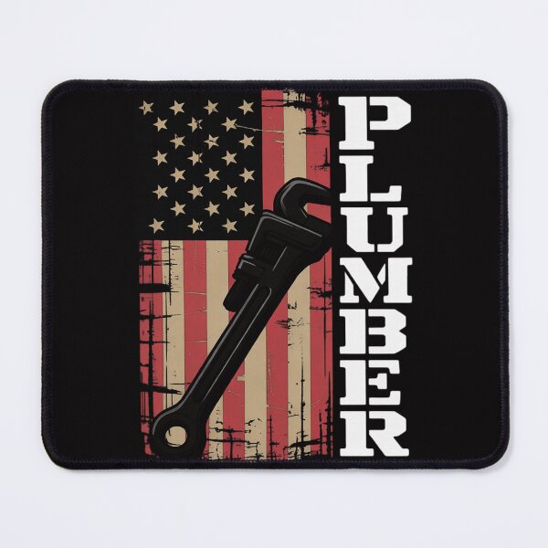 Item preview, Patriotic Plumber US Flag Plumbing Handyman Pipe Fitter designed and sold by Vexat062Art.