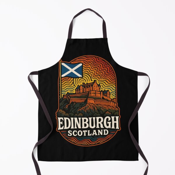 Item preview, Edinburgh Scotland Trippy Art Travel designed and sold by TomFrontierArt.