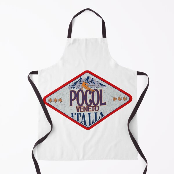 Item preview, Pocol, Veneto, Belluno, Italy, Italia, Vintage skiing badge design designed and sold by Wanderful-roads.