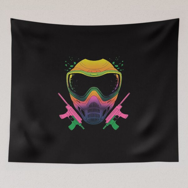 Item preview, Paintball Player Paint Shooting Paintballer Air Gun designed and sold by Vexat062Art.