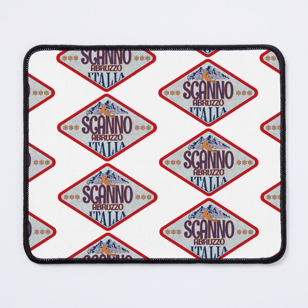 Item preview, Scanno, Abruzzo, L’Aquila, Italy, Italia, Vintage skiing badge design designed and sold by Wanderful-roads.