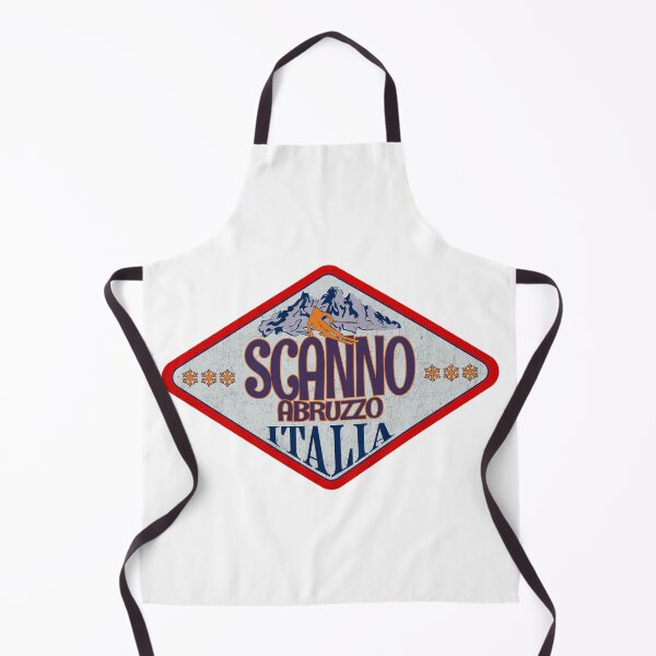 Item preview, Scanno, Abruzzo, L’Aquila, Italy, Italia, Vintage skiing badge design designed and sold by Wanderful-roads.