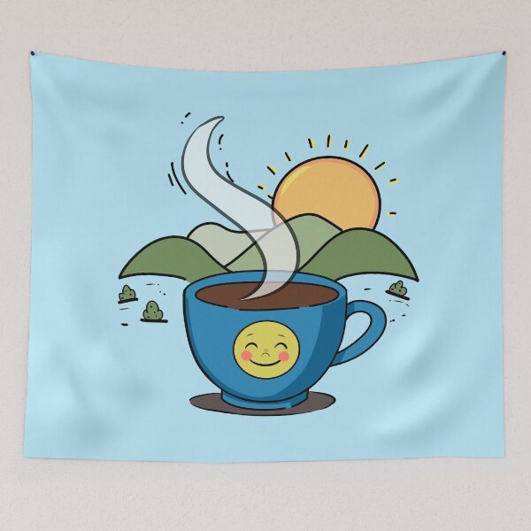 Item preview, Happy Morning Coffe designed and sold by MartynaKanik.