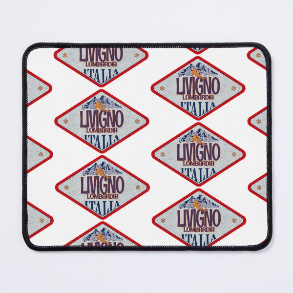 Item preview, Livigno, Lombardia, Sondrio, Italy, Italia, Vintage skiing badge design designed and sold by Wanderful-roads.