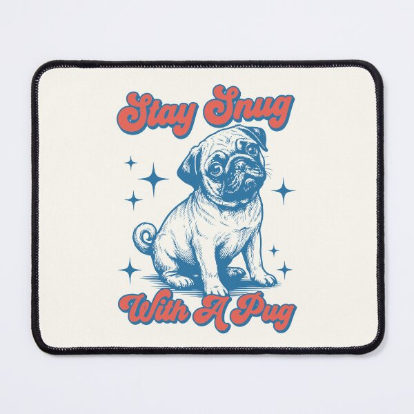 Item preview, Stay Snug with a Pug Cute Dog Retro designed and sold by Y-Vibes.