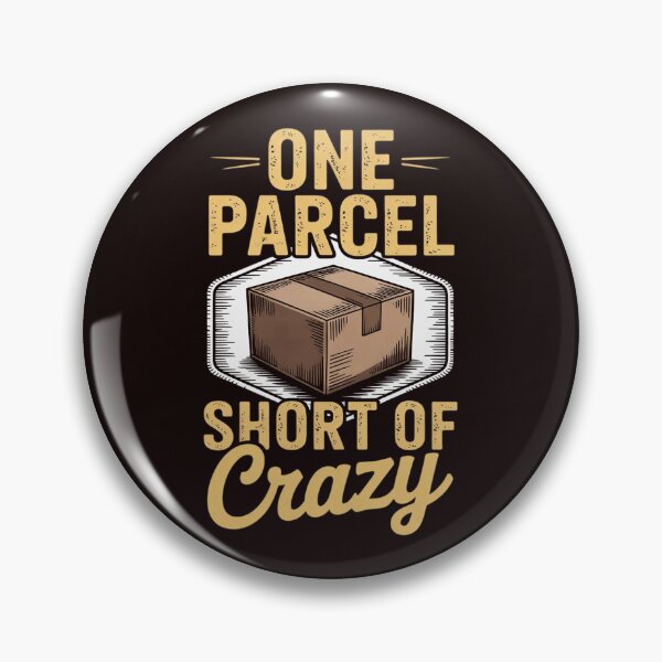 Item preview, One Parcel Short Of Crazy Postal Worker Postman Mailman designed and sold by MichaelStalkas.