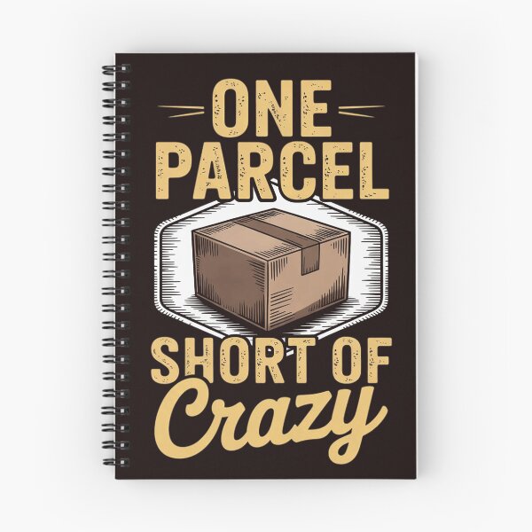 Item preview, One Parcel Short Of Crazy Postal Worker Postman Mailman designed and sold by MichaelStalkas.