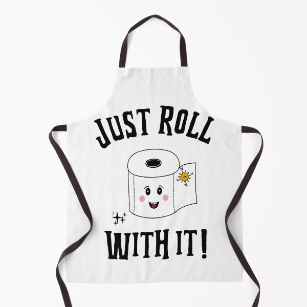 Item preview, Just Roll With It Funny Sayings Toilet Paper designed and sold by Sartoris Art.