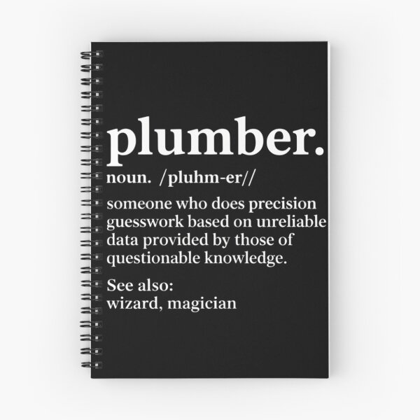 Item preview, Noun Plumber Definition Plumbing Gift Love designed and sold by LindseyKris.