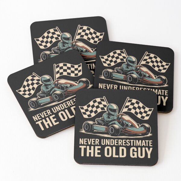 Item preview, Never underestimate the old guy Go Kart Kart Racing designed and sold by LindseyKris.