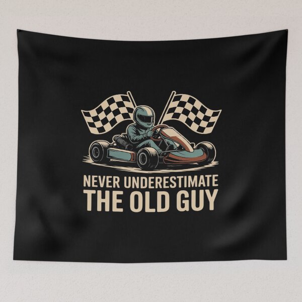 Item preview, Never underestimate the old guy Go Kart Kart Racing designed and sold by LindseyKris.