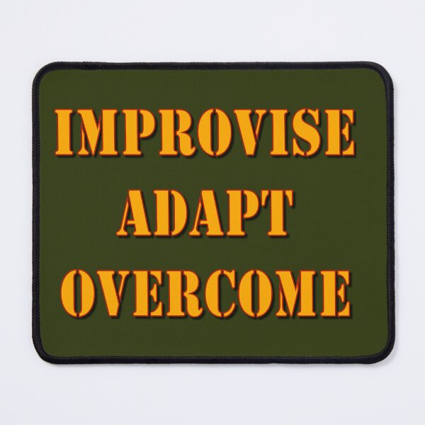Item preview, Bold Survival Motto in Stencil Typography designed and sold by mccragge.