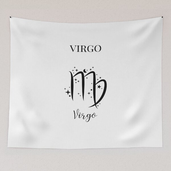 Item preview, Virgo Zodiac Symbol T-Shirt | Minimal Astrology Tee designed and sold by YASboutik.