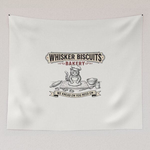 Item preview, Whisker Biscuits Bakery Cat Chef designed and sold by MJO80.