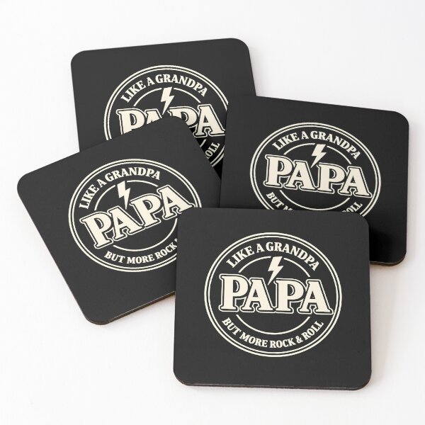 Item preview, Like a Grandpa Papa But More Rock & Roll, Funny Papa Rock Music Gift, Cool Grandpa Dad Rocker Graphic Tee designed and sold by saloui.