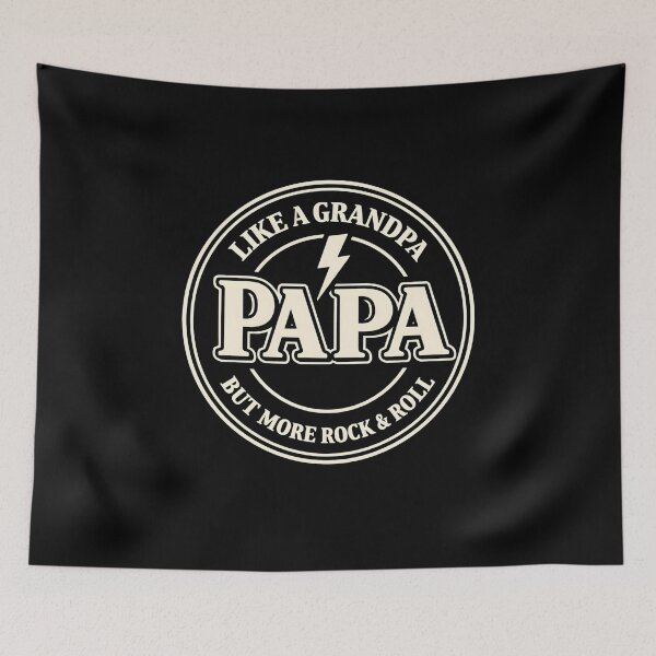 Item preview, Like a Grandpa Papa But More Rock & Roll, Funny Papa Rock Music Gift, Cool Grandpa Dad Rocker Graphic Tee designed and sold by saloui.