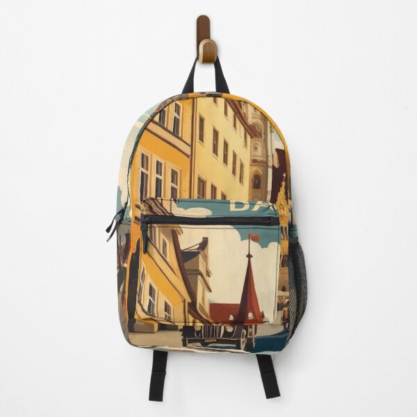 Item preview, Retro Munich Wall Art | 1950s German Travel Poster designed and sold by Esterlane.