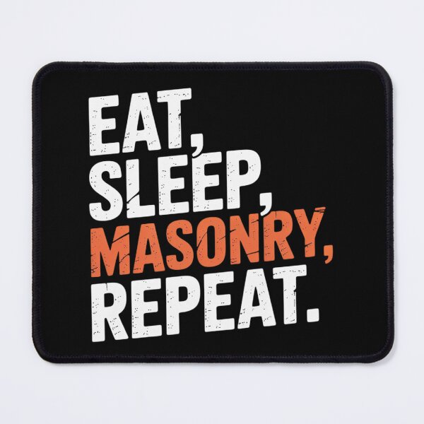 Item preview, Masonry Block Mason Construction Eat Sleep Blockmason designed and sold by joedavila.