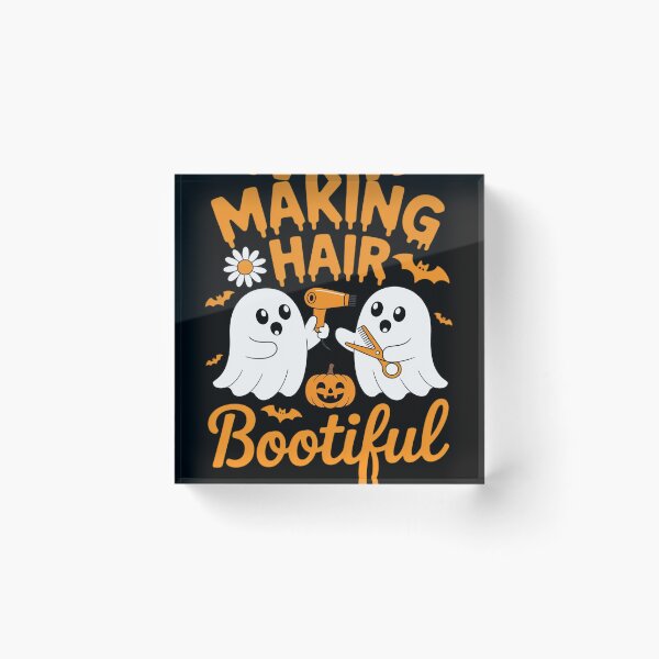 Item preview, Making Hair Bootiful Scary Ghost Hairdresser Halloween designed and sold by joedavila.