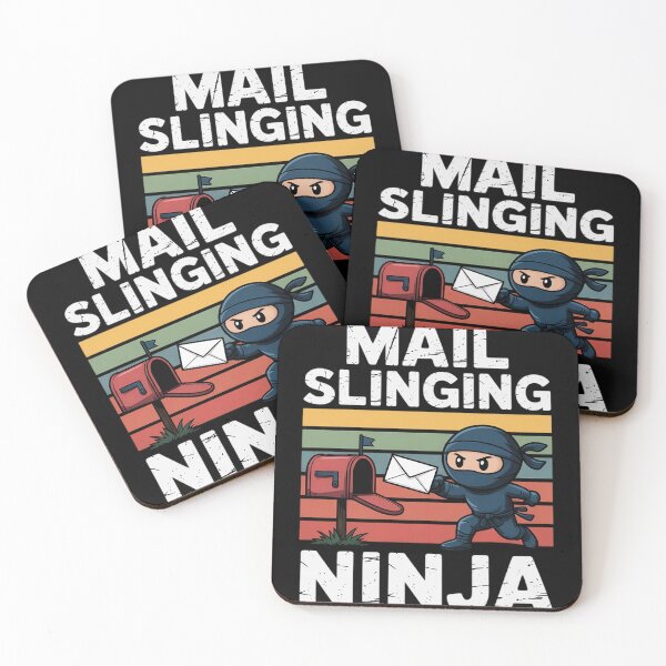 Item preview, Mail Slinging Ninja Mailman Mail Carrier Postman designed and sold by joedavila.