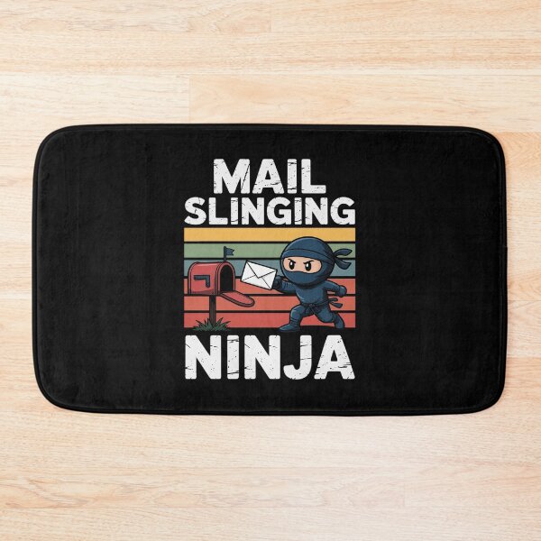 Item preview, Mail Slinging Ninja Mailman Mail Carrier Postman designed and sold by joedavila.
