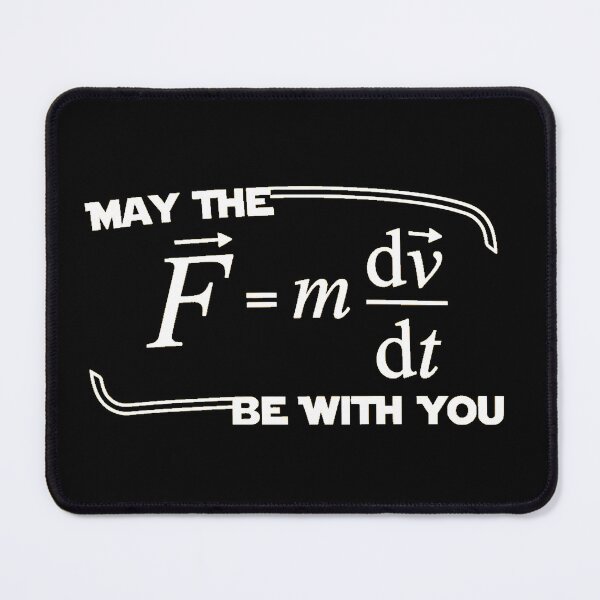 Item preview, May The Force Be With You Physics Equation Pun designed and sold by AbcDigs Studio.