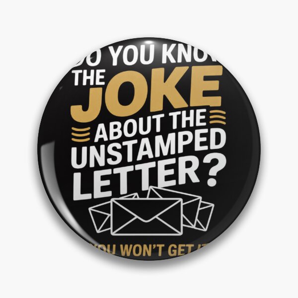 Item preview, Mail Carrier Joke Unstamped Letter Postal Worker Mailman designed and sold by gerardostokes.