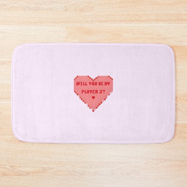 Item preview, Will You Be My Player 2? | Retro Pixel Art Heart designed and sold by Splotchly.