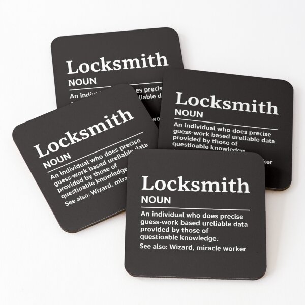 Item preview, Locksmith Noun Key Maker Lock Picker Technician Locksmithing designed and sold by cherylbartlett.