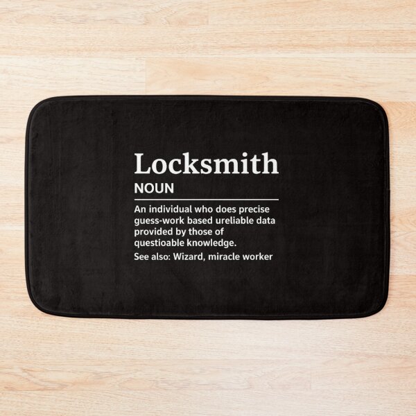 Item preview, Locksmith Noun Key Maker Lock Picker Technician Locksmithing designed and sold by cherylbartlett.