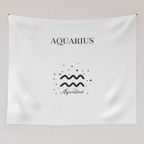 Item preview, Aquarius Zodiac Tee | Astrology Water-Bearer Shirt designed and sold by YASboutik.