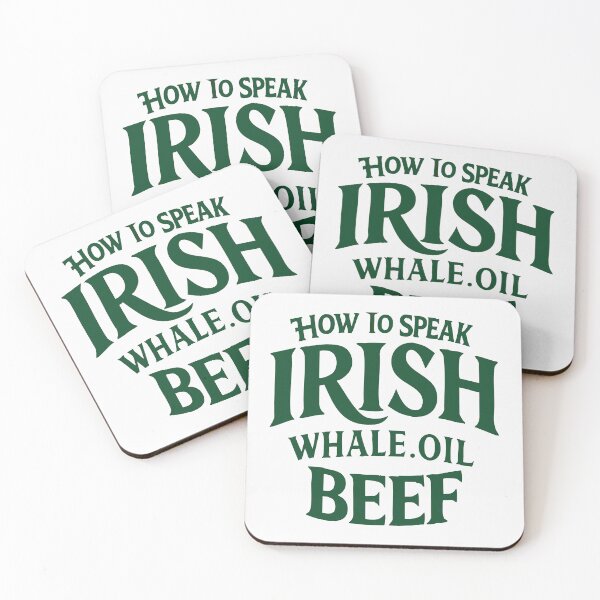 Item preview, how to speak irish whale oil beef designed and sold by CloudyPress.