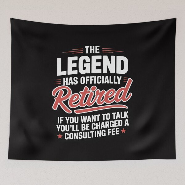 Item preview, Legend Has Retired Men's Party designed and sold by HermanTricia.