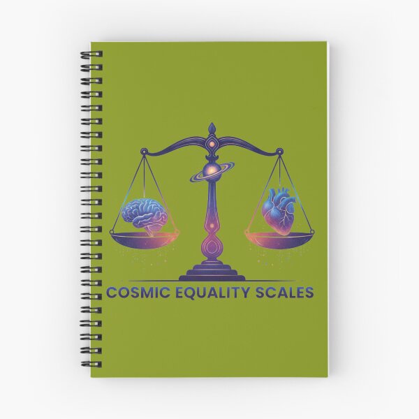 Item preview, Cosmic Equality Scales – Retro Neon Style designed and sold by Tily360.