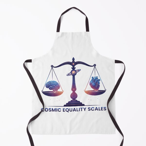 Item preview, Cosmic Equality Scales – Retro Neon Style designed and sold by Tily360.