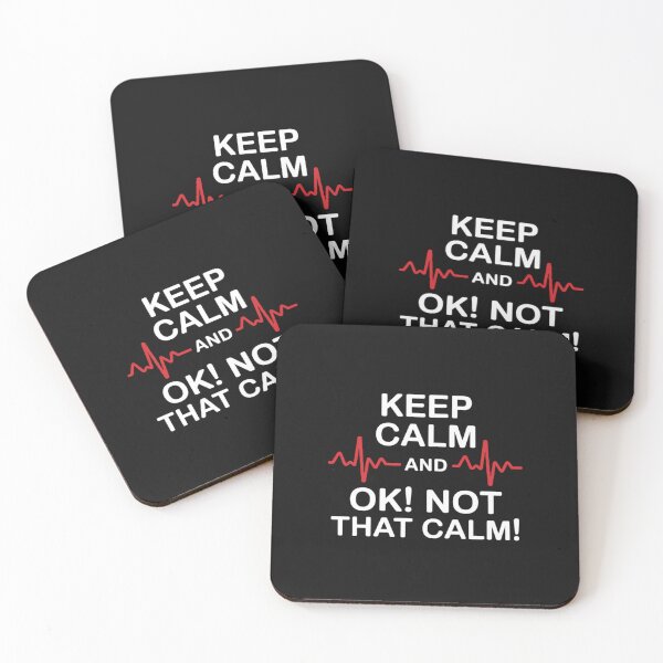 Item preview, Keep Calm and Ok! Not That Calm! Medical ECG Emergency designed and sold by nicomitchell.