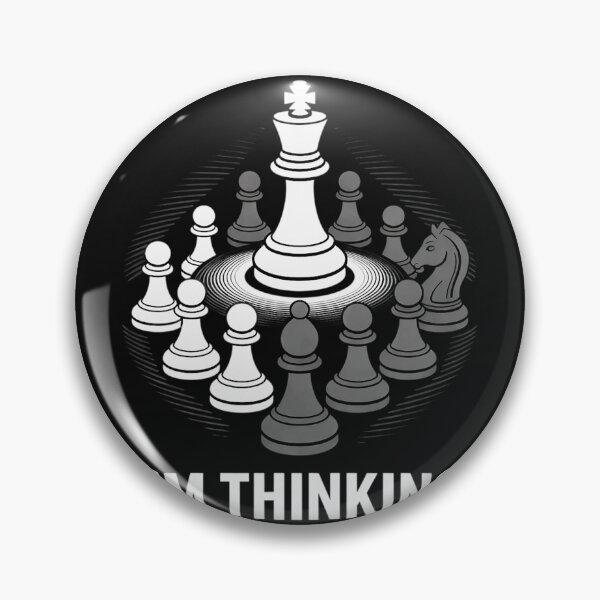 Item preview, I'm Thinking Mind Sport Chess Clock Board Game Pieces Chess designed and sold by nicomitchell.