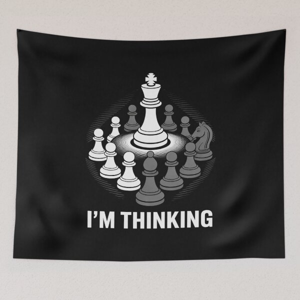 Item preview, I'm Thinking Mind Sport Chess Clock Board Game Pieces Chess designed and sold by nicomitchell.